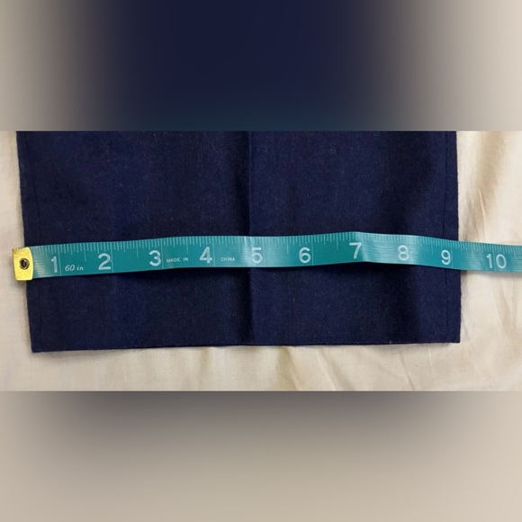 Paul Fredrick Size 36 Cashmere Wool Royal Blue Dress Pants Men’s Straight Leg - Picture 10 of 12